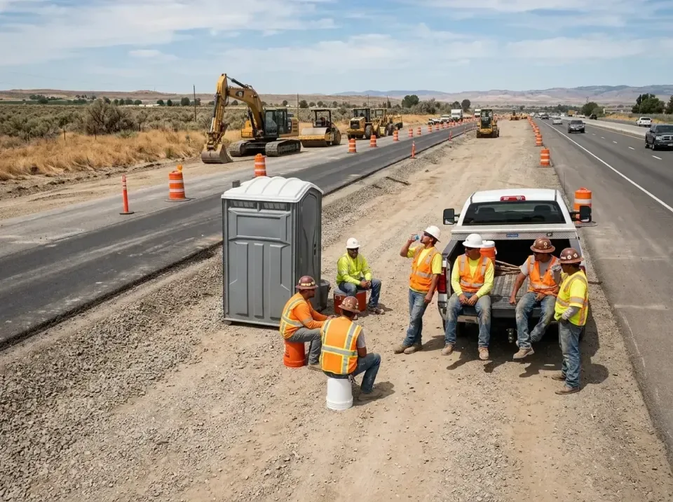 highway-road-construction-crew-007 — frequently asked questions, Porta Potty and Restroom Rentals in Hidden Valley Lake, CA